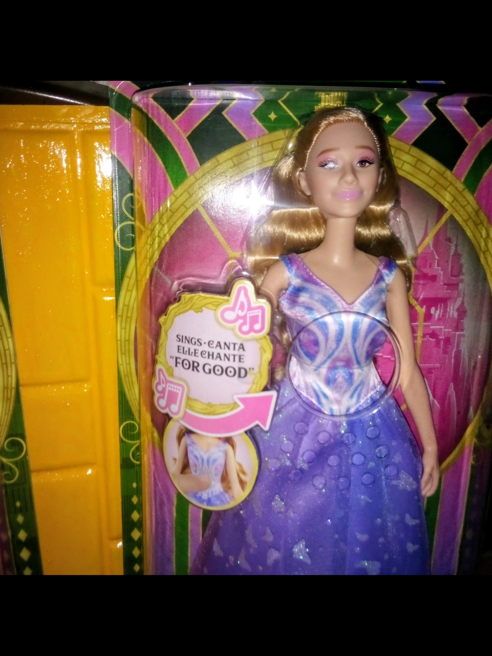 Wicked "For Good" Part 2 Singing Elphaba Glinda Mattel Barbie Doll Wizard of Oz - Picture 9 of 15